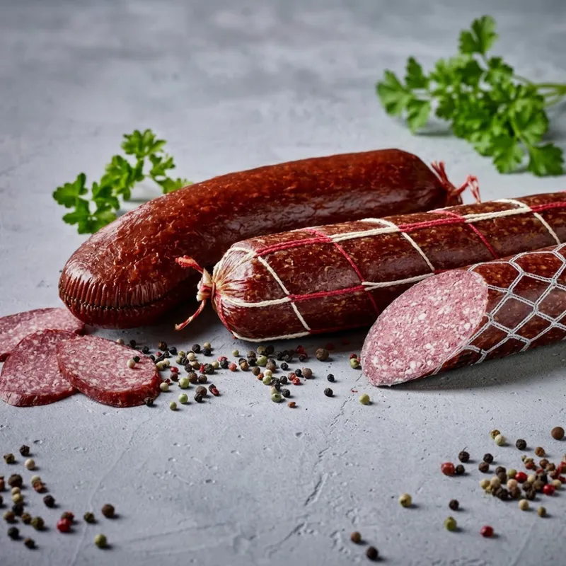 Rødvinsspekepølse