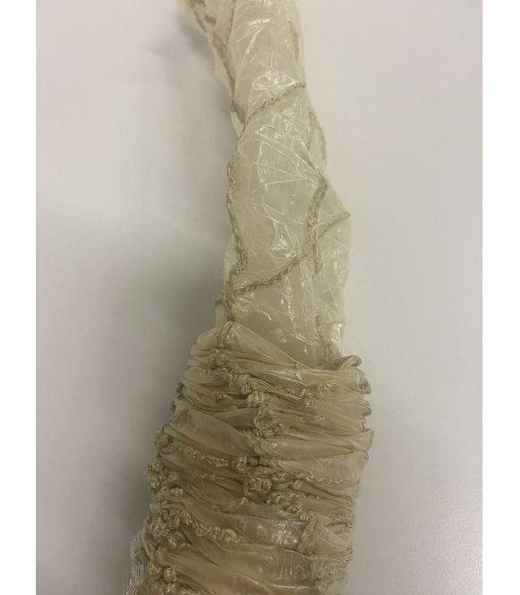 Hovedbilde Fibertarm 55 opprynket hvitt nett 12,5m