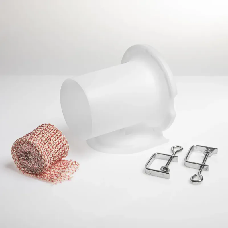 Stekenett applikator med klemmer og nett