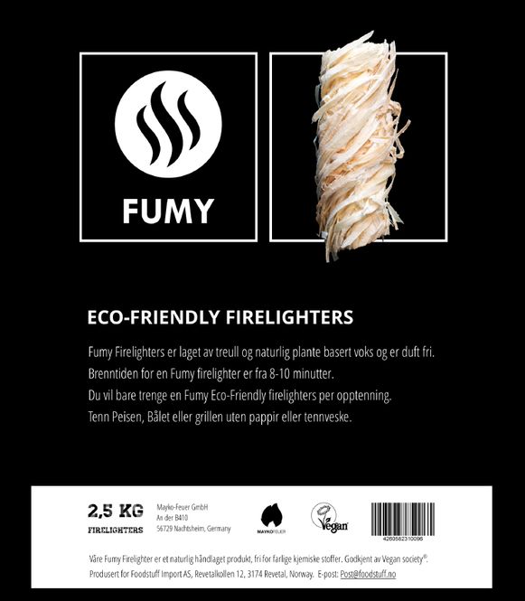 Hovedbilde FUMY Eco-Friendly opptenningsbrikker   1,5Kg