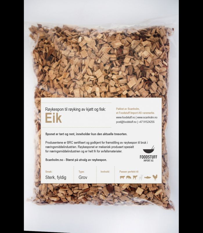 Fumy Oak Wood Chips COARSE | 3 Liters