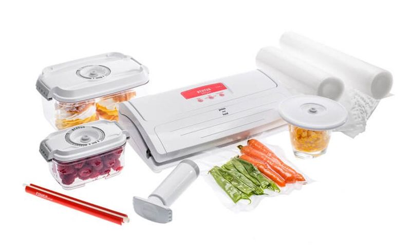 Homevac HV500 Vacuum Sealer with 14-Piece Vacuum Accessories Set