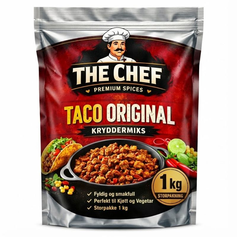 The Chef Taco Original Seasoning Mix (500g / 1kg)