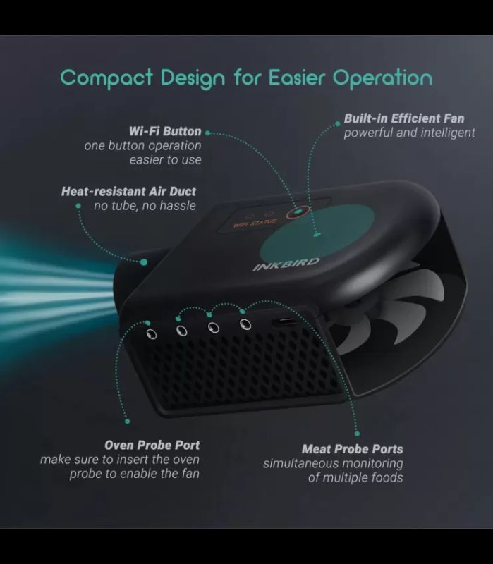INKBIRD Smoker Controller Set WI-FI/Bluetooth